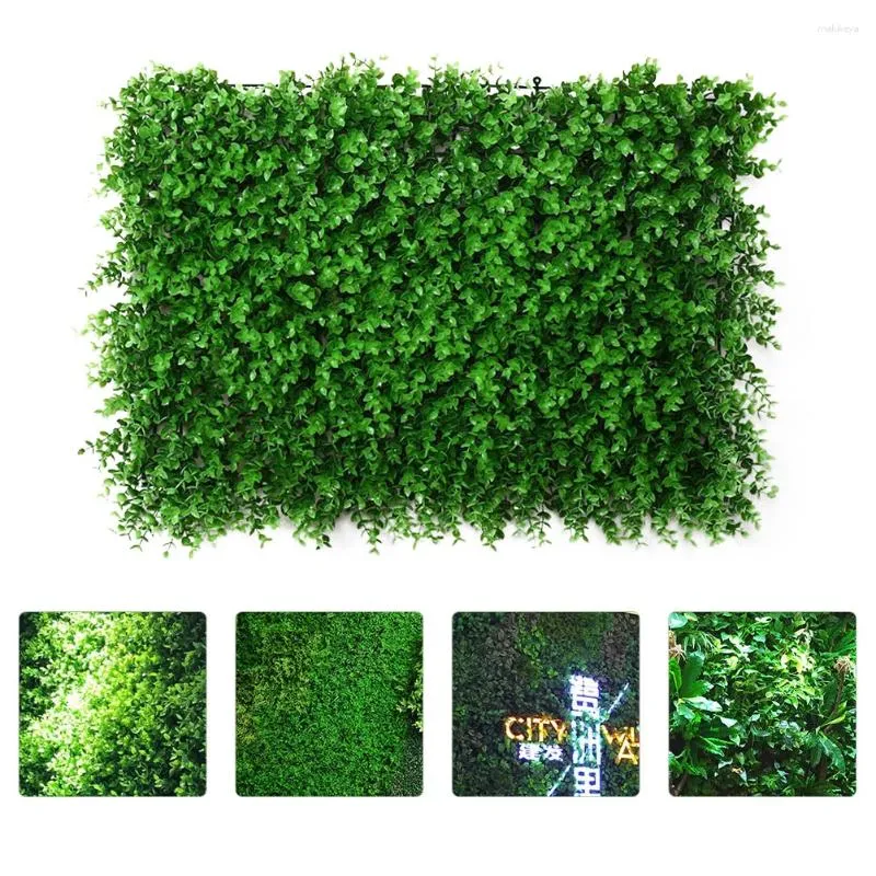 Dekorativa blommor Grön växt Bakgrund Väggdekor gräs gräsmattan Landskapssimulering Växter LDPE (Högtryckspolyeten) Plast