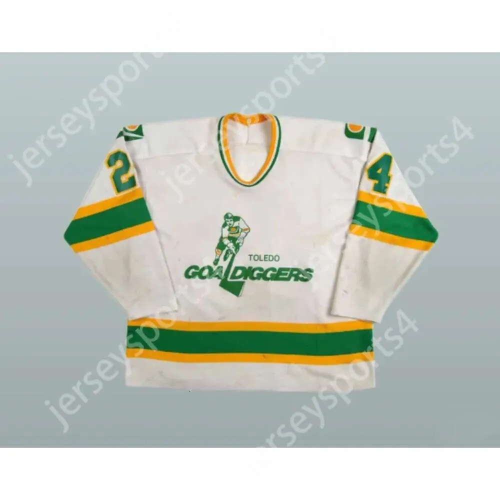 GDSIR Custom Jay Caufield 24 Toledo Goaldiggers Hockey Jersey New Top Ed S-L-XL-XXL-3XL-4XL-5XL-6XL