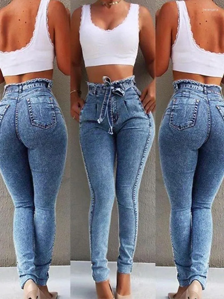 Frauen Jeans Fashion Temperament sexy schlanke Frauen -Denimhose 2024 Sommer Europäischer und amerikanischer Stil Streetwear