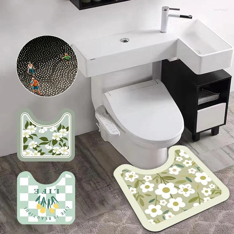 Tappeti da bagno tappeto da bagno non slip nordico cuscinetti ad asciugatura rapida assorbente