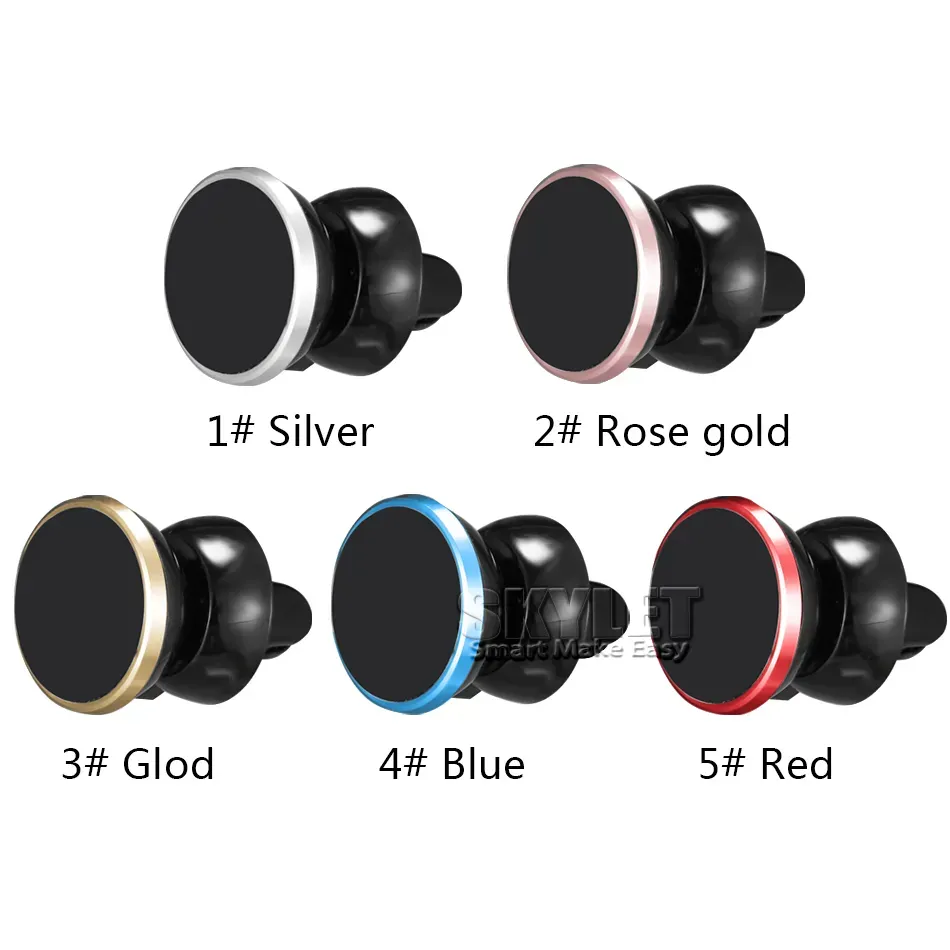 Strong Magnetic Car Holder Air Vent Mount 360 Degree Rotation Universal Phone Holder for Cellphones with Retail Box