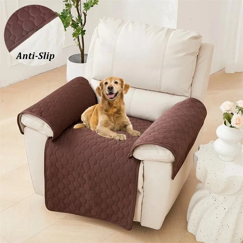 Chair Covers Waterproof Recliner Seat Slipcover Anti-Slip Dog Pet Kids Sofa Mat Lazy Boy Single Couch Cushion Furniture Protector Cover