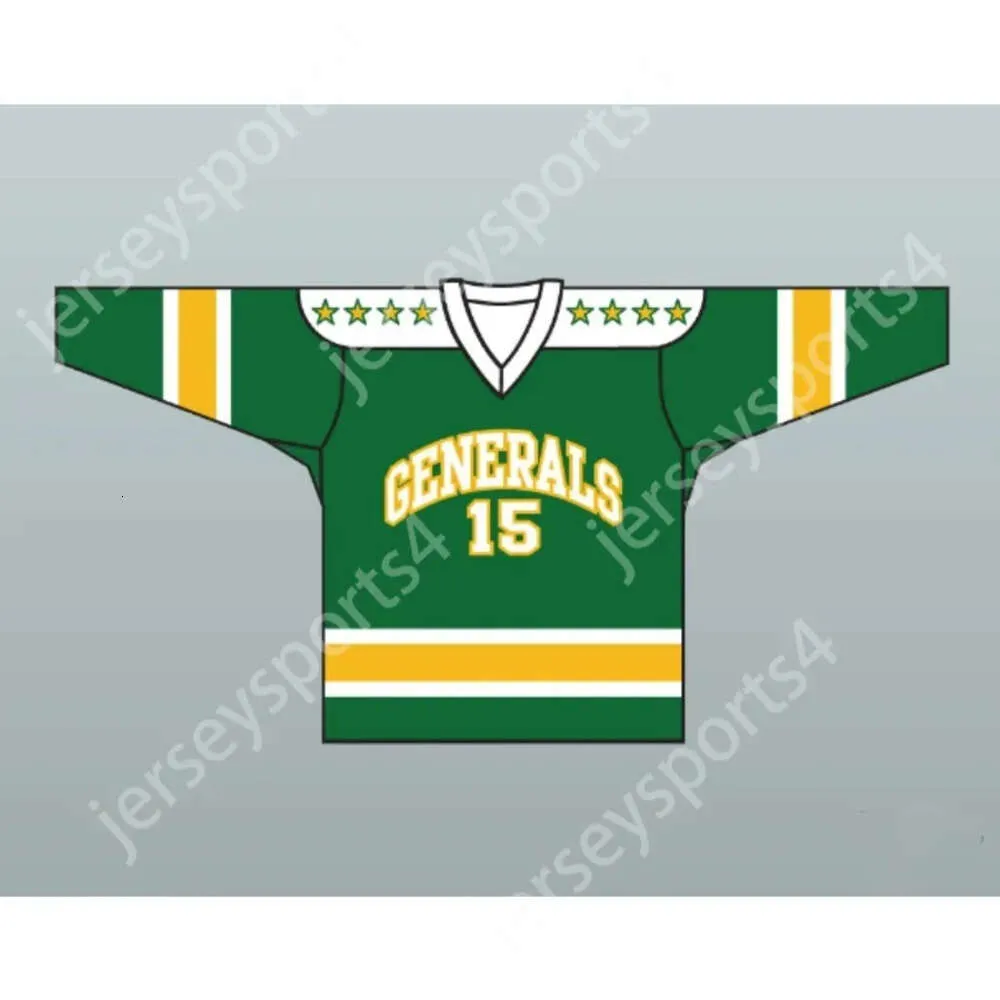 GDSIR Custom 1960's Style's Ehl Greensboro Generals Hockey Green Hockey New Top E-M-L-XL-XXL-3XL-4xl-5xl-6xl
