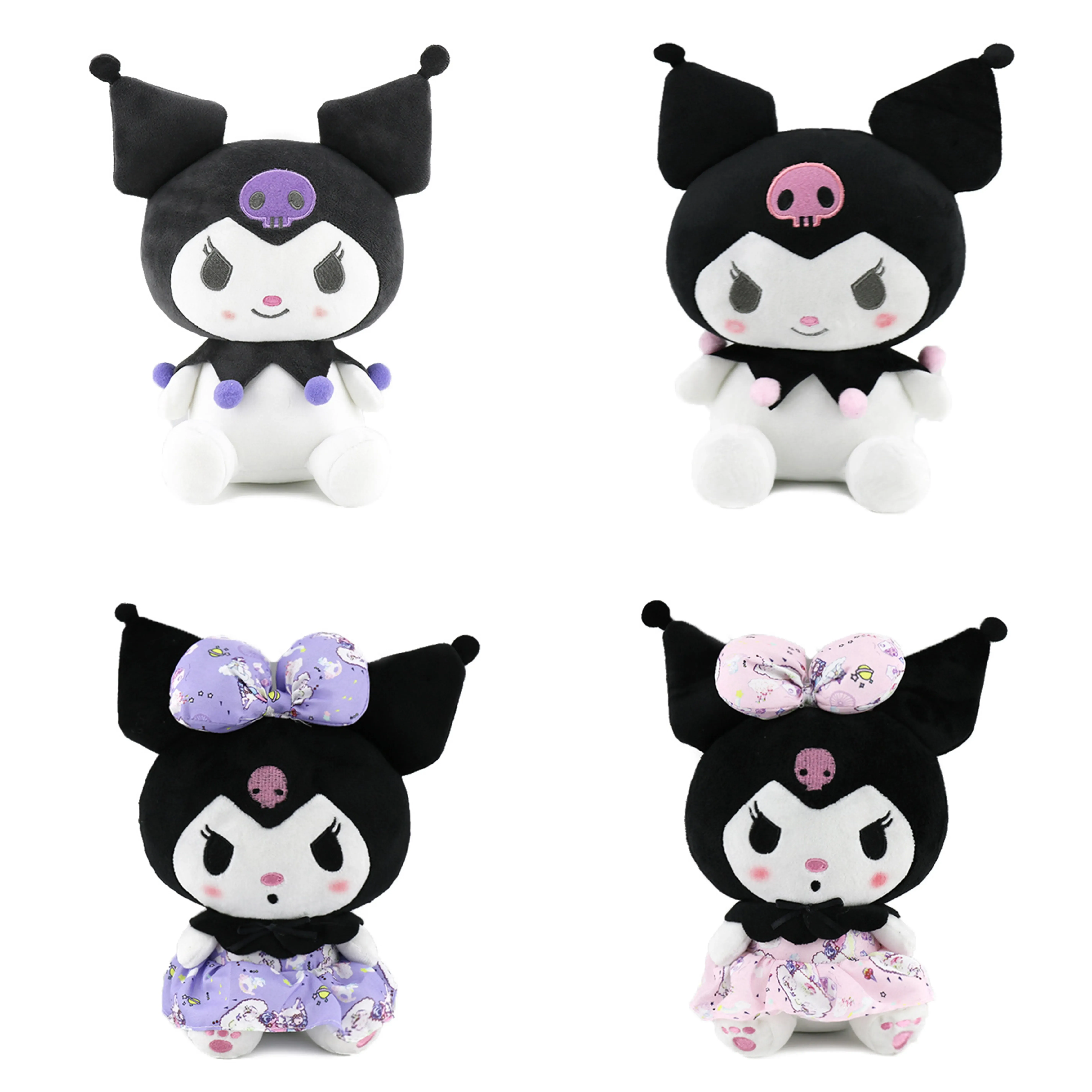 Atacado fofo lolita kuromi brinquedos de pelúcia para jogos infantis colegas de férias presentes de quarto decoração de quarto