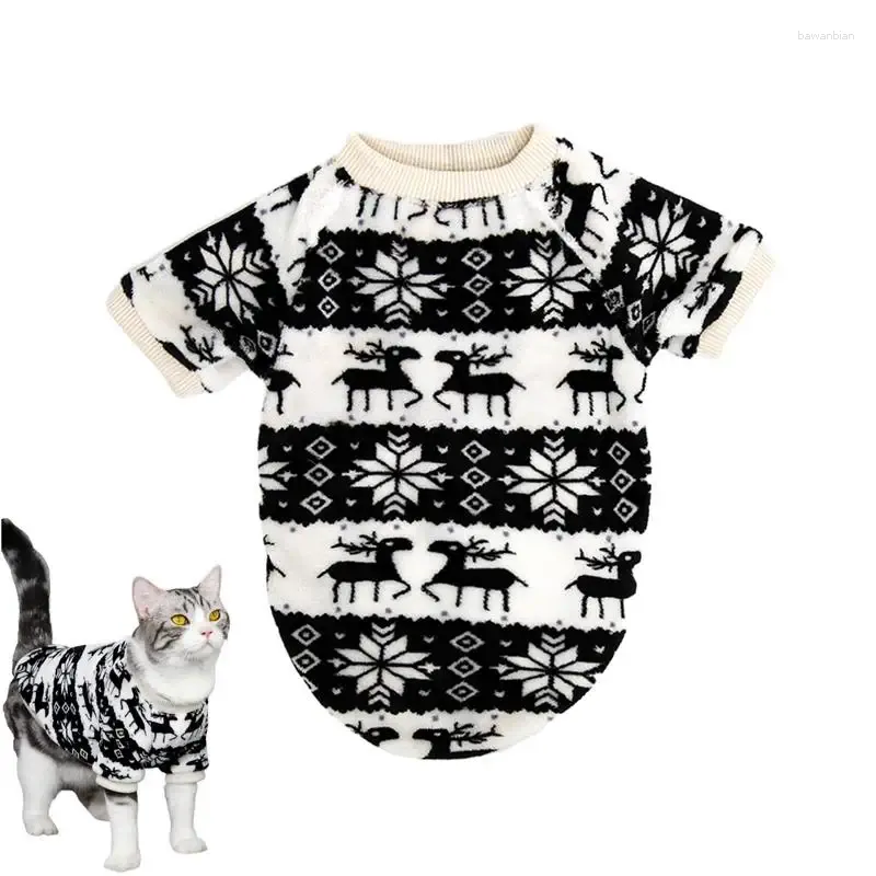 Hundebekleidung Katze Weihnachts-Strick-Kleidung hautfreundliche Haustierpullover Kostümzubehör für Partythema PO-Requisiten