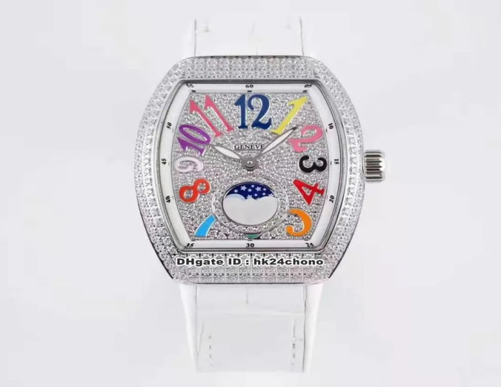 Orologi di lusso ABF Factory V 32 QZCD Vanguard Lady 32mm in acciaio Diamond Eta Quartz Diamuta da donna Diamonds Diamuta in gomma Cingcio di gomma Ladiestre