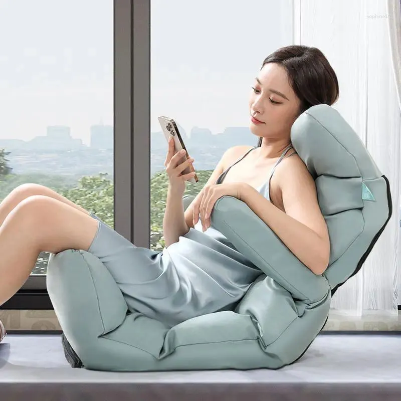 Oreiller pliage de baie vitrée S plancher intégré canapé de lit paresseux tatami chaise de back office