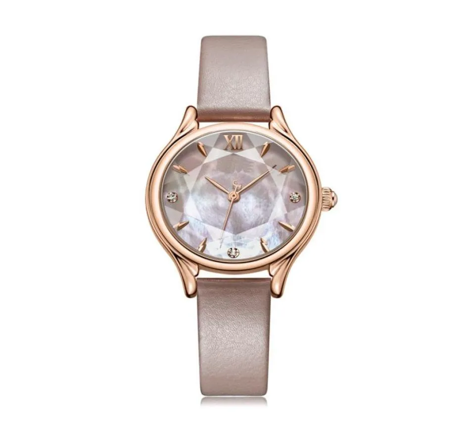 2022 Watch Women039s Robe Relogio Feminino Luxo Leather Strap de haute qualité 30m imperméable Drop6240520