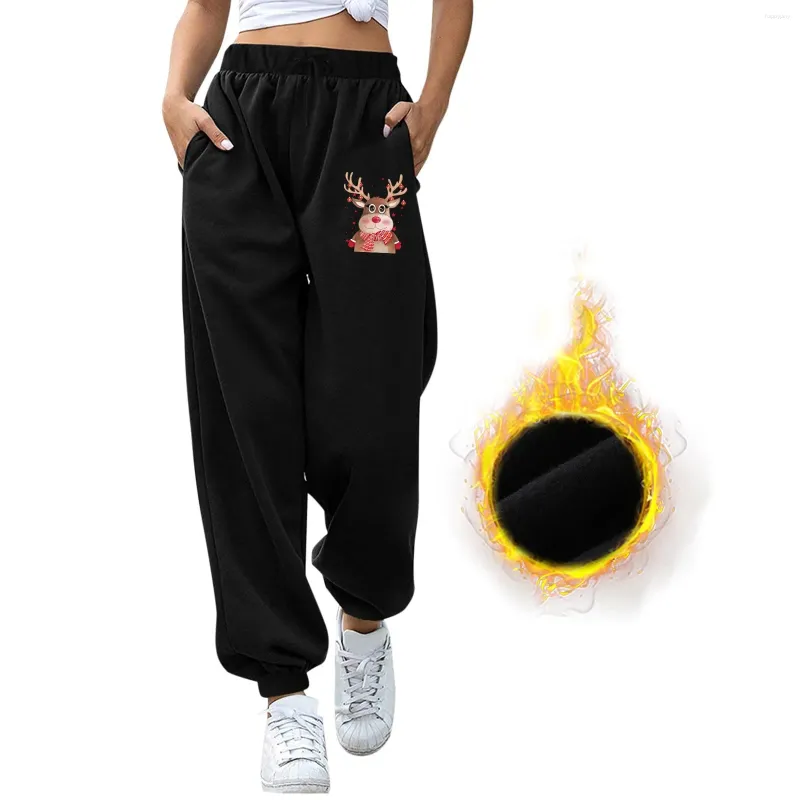 Christmas Print High Waist Womens Long Sweatpants Women With Pockets Sporty Gym Athletic Fit For Jogging Casual Work And Plus Size Comfort From Happyjany 13.56 DHgate.Com