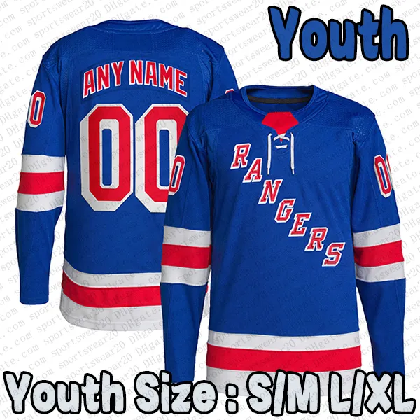 New York Rangers Youth Hockey Player Uniform Featuring Artemi Panarin MikaS Zibanejad Adam Fox Igor Shesterkin Chris Kreider Alexis Lafreniere Matt Rempe And Wayne Gretzky From Sportswear20 22.4 DHgat...