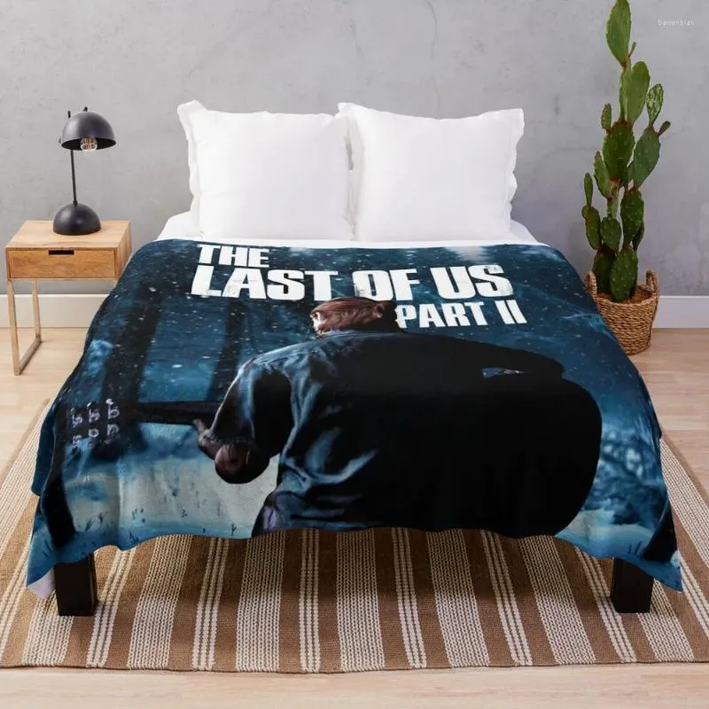 Blankets The Last Of Us Part 2 Winter Song Throw Blanket Stuffeds Ands