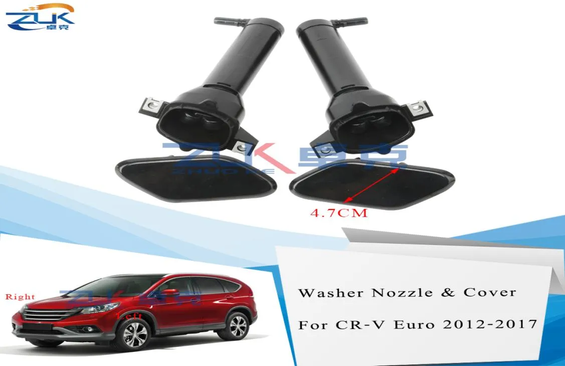 ZUK -Scheinwerfer Waschmazle Düsen Wasserspray Jet Actuator Deckungsdeckel für Honda CRV CRV Euro 2012 2013 2014 2015 2016 20173414451