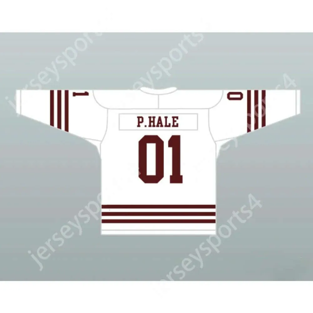 GDSIR Custom Peter Hale White 01 Beacon Hills Cyclones Jersey Teen Wolf TV TOP ED S-L-XL-XXL-3XL-4XL-5XL-6XL