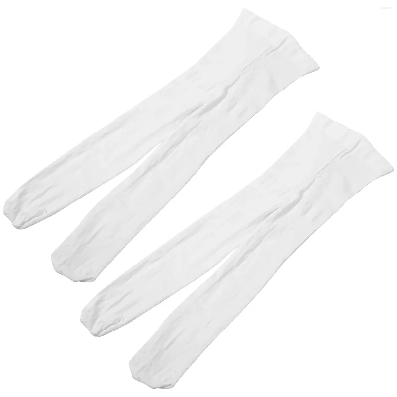 Women Socks 2 Pairs Body Suits Dance Tights Impenetrable Adult White Ballet For Girls Child