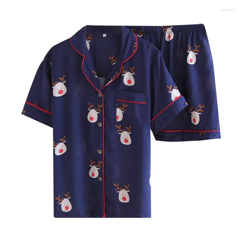 Abbigliamento da casa Kisbini Women Sleepwear Female Homewear Lady Pajamas Set Short Short Short Short-Sfort Aftempettabile cartone animato Summer Summer Pajamas