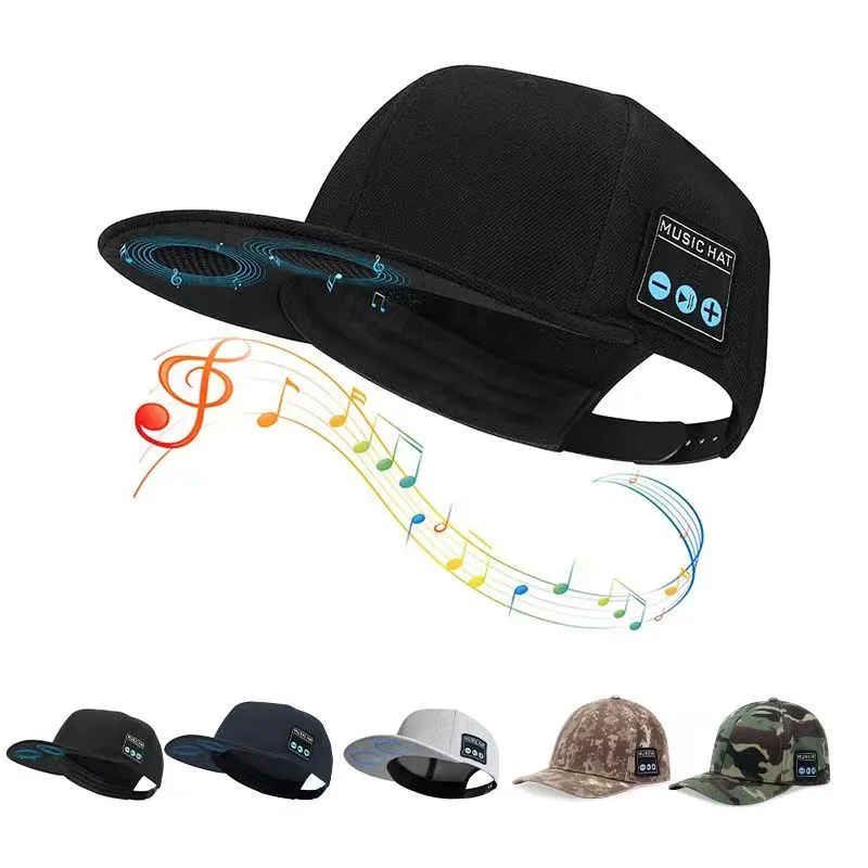 New Earphone Music TKTEMU Bluetooth Hat for sports outdoors travel