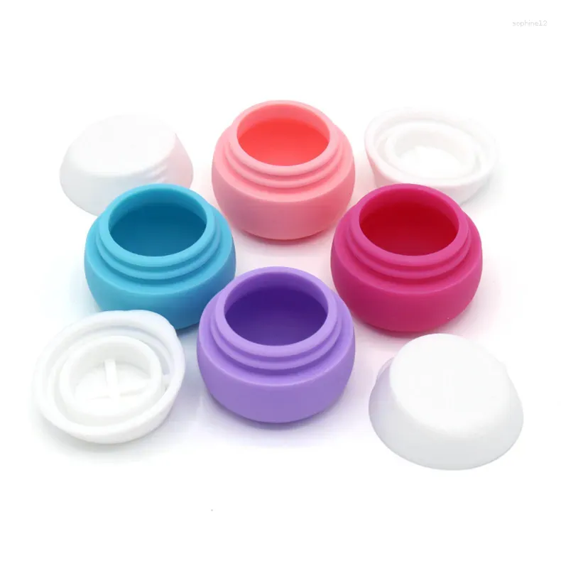 Garrafas de armazenamento 25 ml de silicone de 25 ml Jar