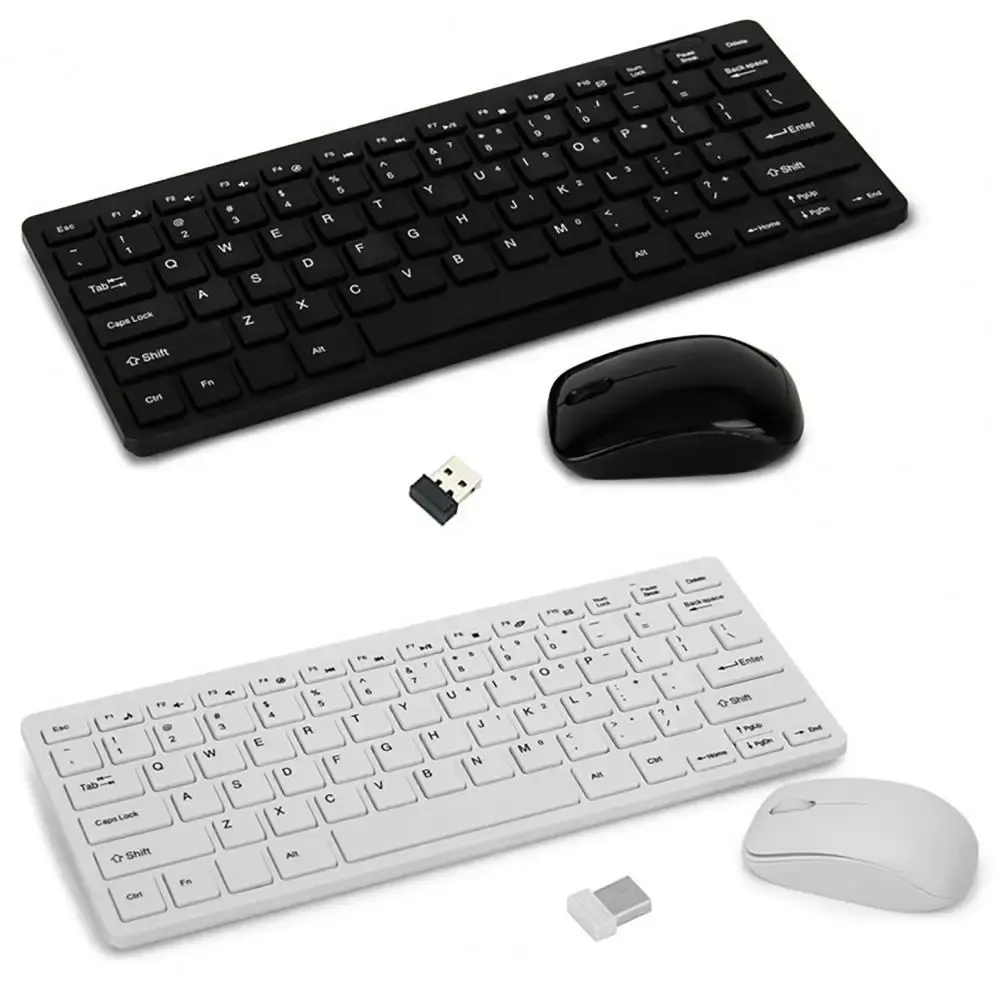 Printers K03 Wireless Keyboard and Mouse Set Portable Plug Play Mechanical Keyboard Mouse for Computer Laptop Pc Keyboard Mouse Set