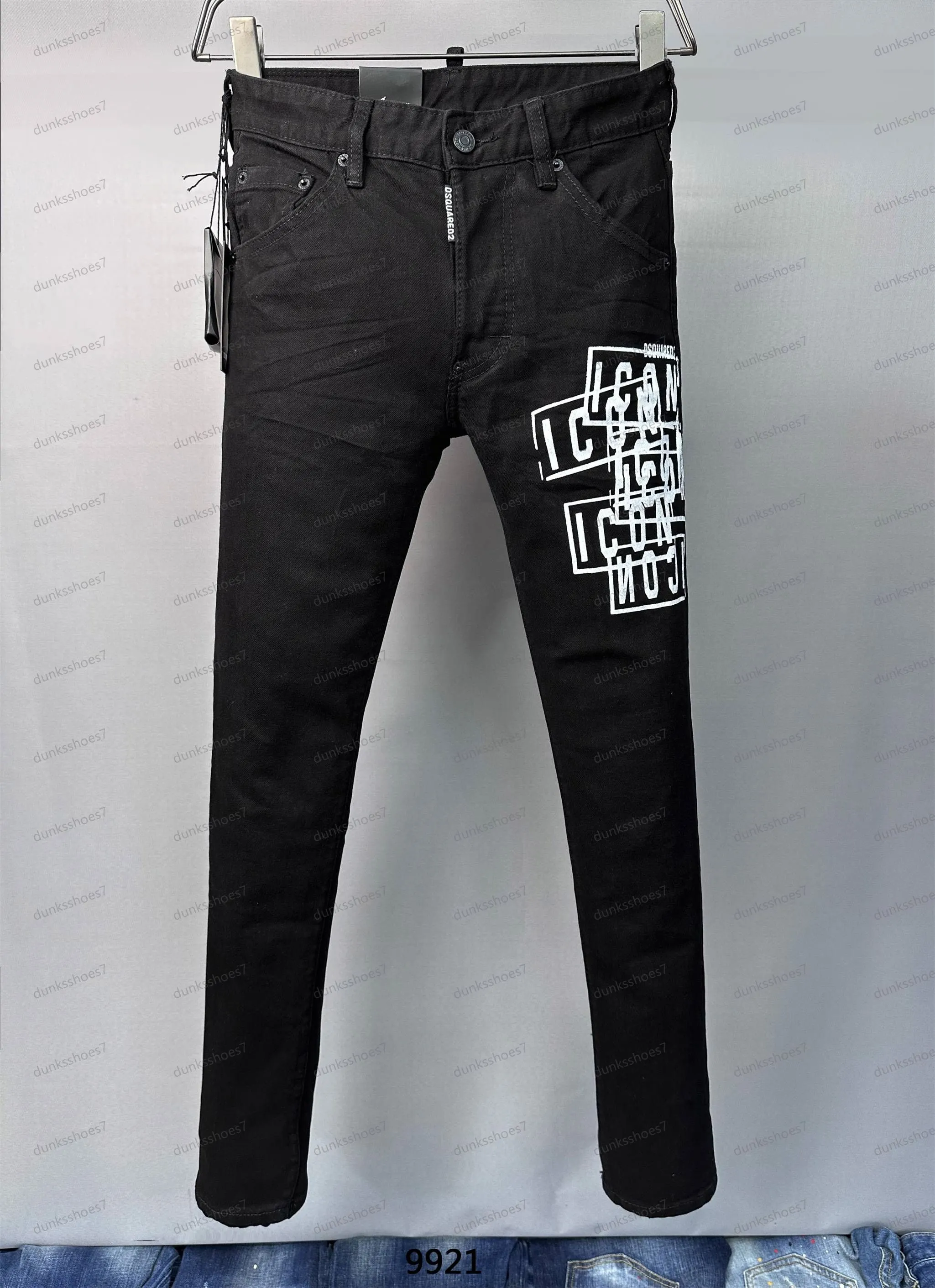 Black Hip Hop Rock Moto Topman Jeans With Ripped Distressed