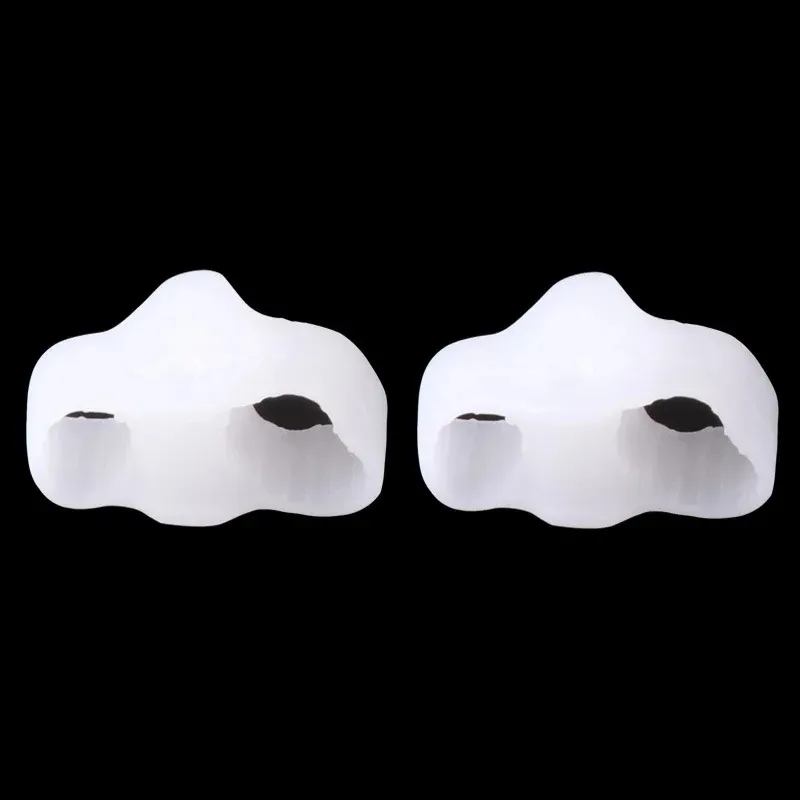 = silicone à deux trous séparateur gel pied doigt protecteur orthopédique hallux valgus garde litrener pédicure