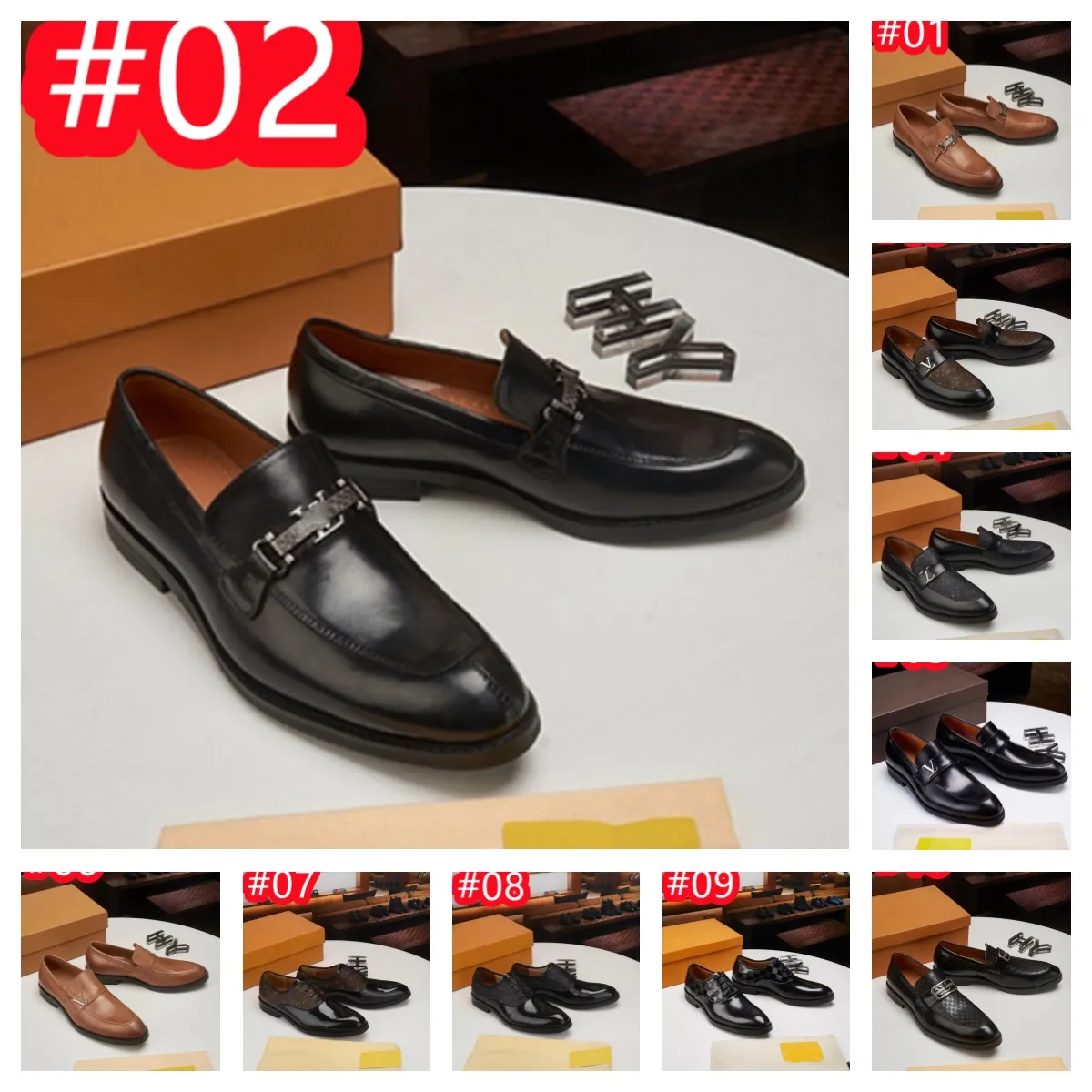 2023 Luxury Men's Business Designer Dress Office Sapatos de escritório de crocodilo luxuosos sapatos de couro de fivela casual Sapatos de festa de casamento masculinos PLUS TAMINHOS 38-46