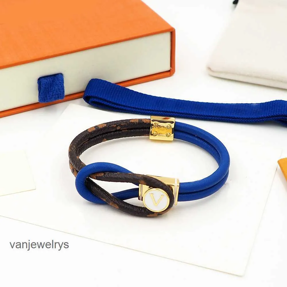 Designer luxe sieraden armband Presbyopia lederen armbanden mode voor mannen vrouwen leer elegante armband