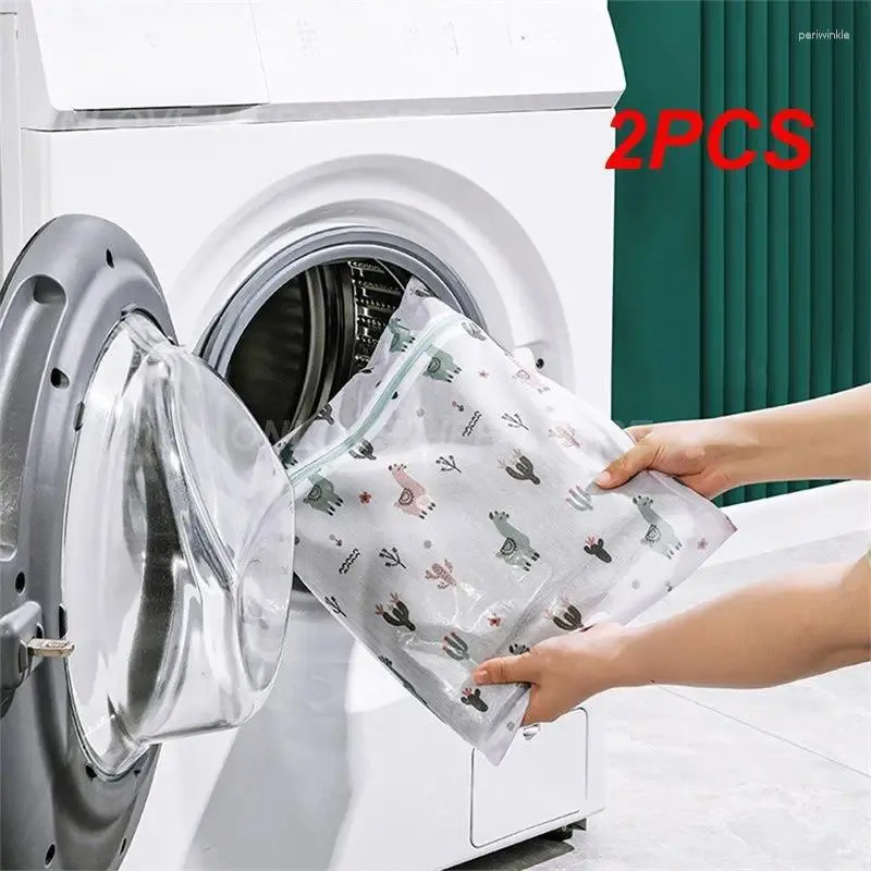 Bolsas de lavado 2 piezas Anti-bolsa Fuerte permeabilidad al agua Almacenamiento para el hogar Ropa protectora 28G-69G