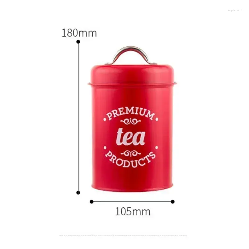 Aufbewahrung Flaschen Keksbehälter Tee Zucker Küche Metall Lebensmittel Kaffee Versiegelte Glase liefert Kanistergläser