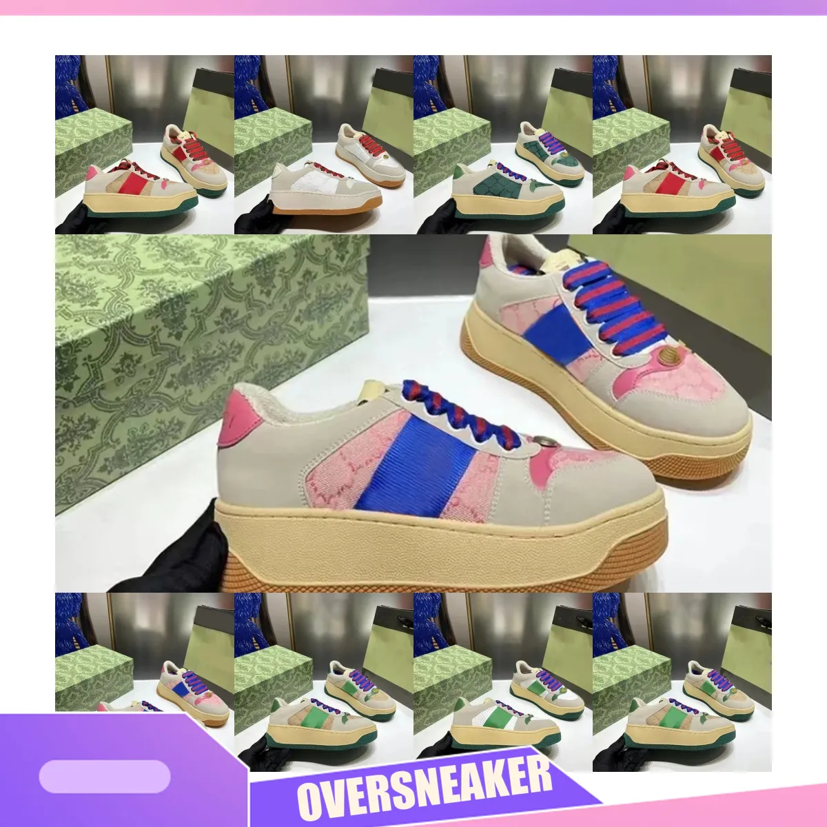 Designers Tennis 1977 Sneakers Luxury Canvas Shoes Beige Blue Washed Shoe Ace Rubber Sole Embroidered Vintage Casual Sneaker 36-45 classic green brown