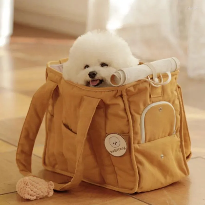 Compagnie de chiens Pitre portable de haute qualité avec bandoulière unique pour les chats et les chiens Sac de voyage confortable