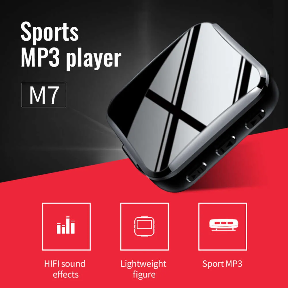 M8 Button Bluetooth MP4 Lyrics Sincronização AI Inteligente de alta definição Redução de ruído criptografia mp3 mp3