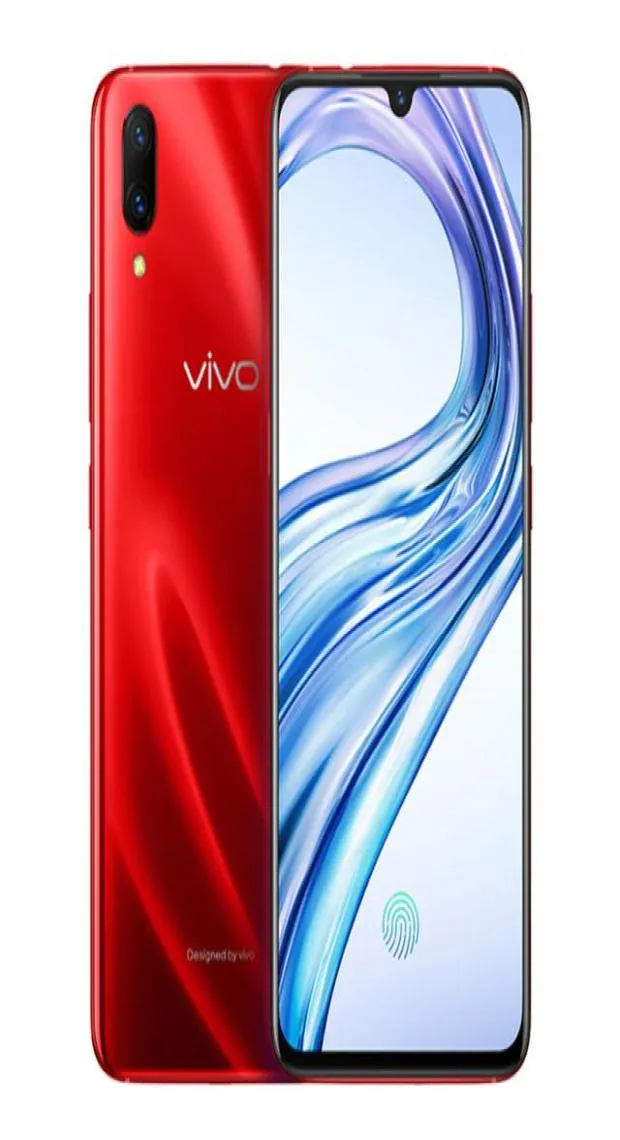 Orijinal Vivo X23 4G LTE Cep Telefonu 8GB RAM 128GB ROM Snapdragon 670 Sekiz Çekirdeği 130MP AI Android 641 Ququot Tam Ekran Parmak2671654