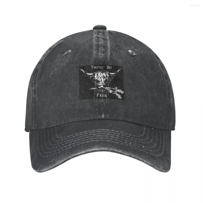 Ball Caps Thistle Do Logo ufficiale Farm Classic Cappello da cowboy Bobble Ladies Men's