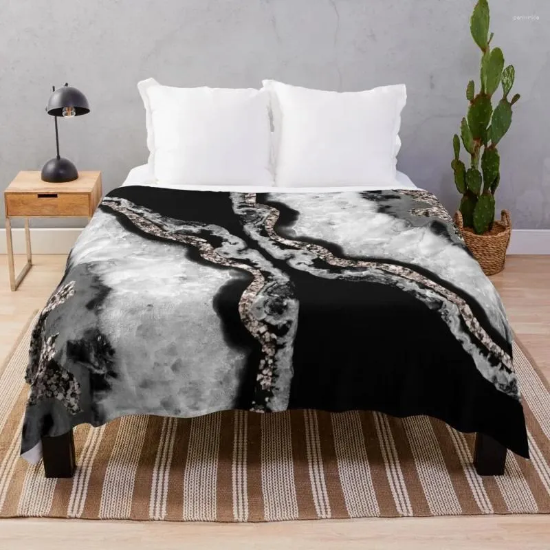 Dekens yin yang agate glitter glamus #5 (faux glitter) #gem #decor #art gooi deken bed plaid warme winter soft big big big big big big big big big big big bigus