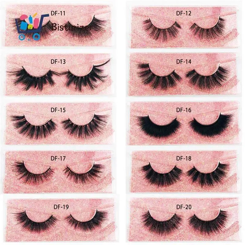 Ciglia false 1pcs Visofree 5D Mink Cruelty Free Natural Lashes Fluffy Morbing Fallo Extension Makeup