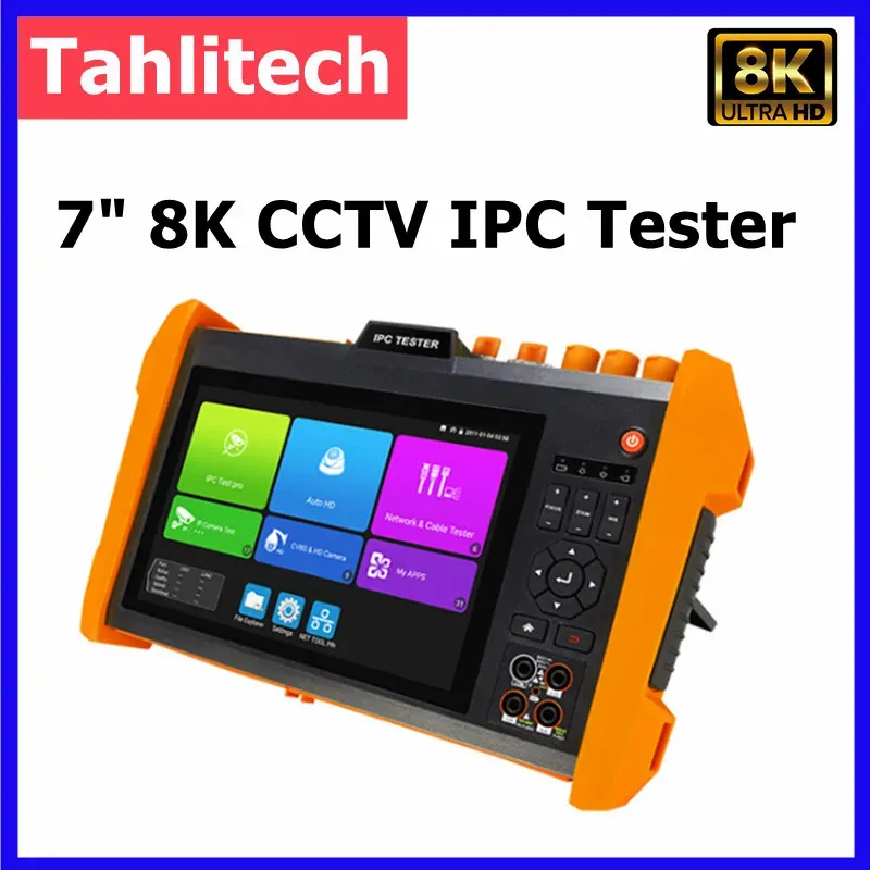Anzeige 8K H.265 Multifunktionen Wanglu CCTV -Tester 7 "Monitor