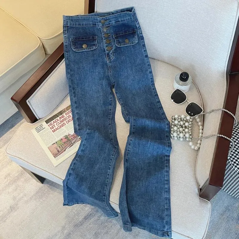 Pantaloni maschili 2024 y2k harajuku gamba larga in vita alta jeans street style autunno inverno inverno vintage slim fit pantalone denim