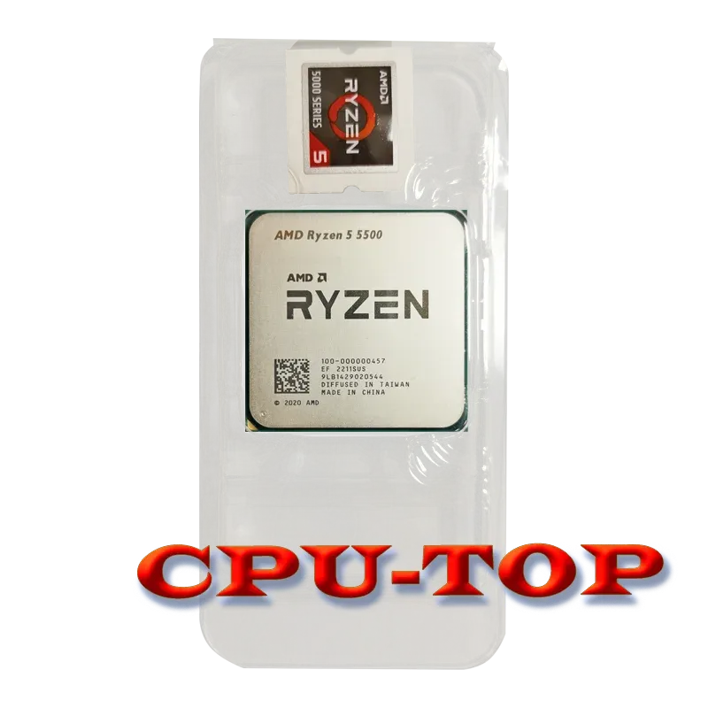 CPUS NYA AMD RYZEN 5 5500 R5 5500 3,6 GHz 6Core 12Thread CPU -processor 7nm L3 = 16M 100000000457 Socket AM4 No Fan