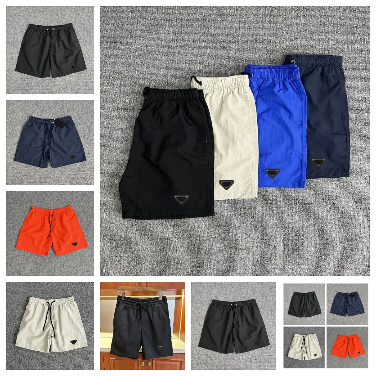 Korta män sommar avslappnad lös dragkammare shorts byxor multi färg modesport avslappnad byxa för män med storlek m-xxxxl l6