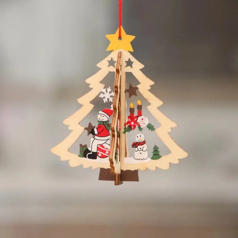 Mutlu Noeller Gnome Ahşap Kolye Ev için Noel Süslemeleri 2023 Cristmas Süsleme Noel Navidad Mutlu Yıllar Gnome