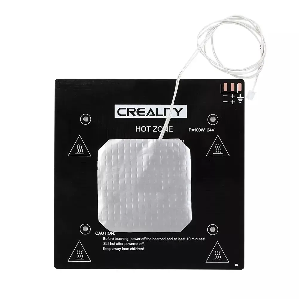 cpus creality 3dプリンターパーツEnder2 Pro Hotbed Kit交換用ヒートベッドプレートEnder2pro用の柔らかい磁気ステッカープレート