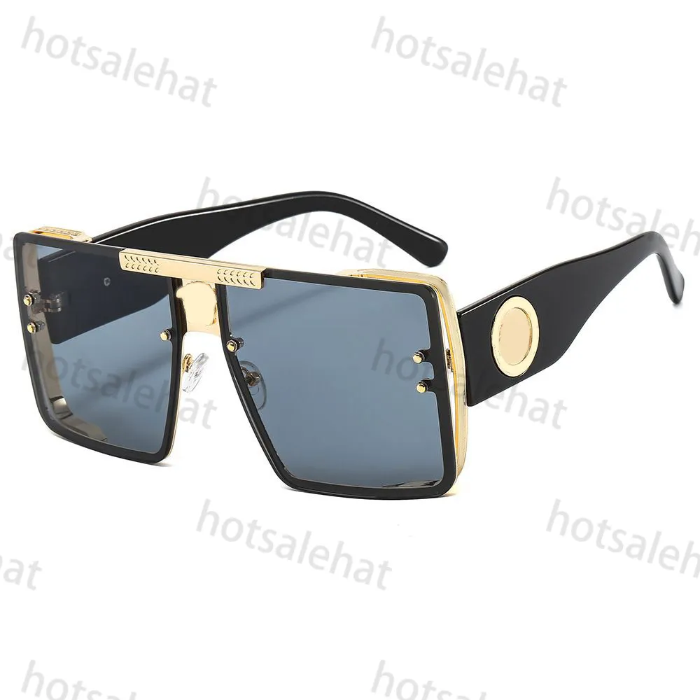 Black Designer Women UV400 Lunette De Soleil Oversized Frame Polarized Mens Sunglasses Beach Summer Glasses Sunshade Goggle Fashion Mz0135