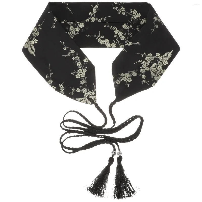 Ремни невесты халат кимоно пояс китайский ханфу широкий корсет талия винтажные вышитые аксессуары