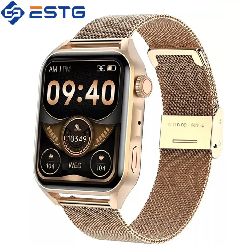 Montres HK28 Smart Watch 1.78 pouces AMOLED MENS FEMMES SMARTWATCH AI VOCIE ASSISTANT SÉRIGNE SANTÉE CARD