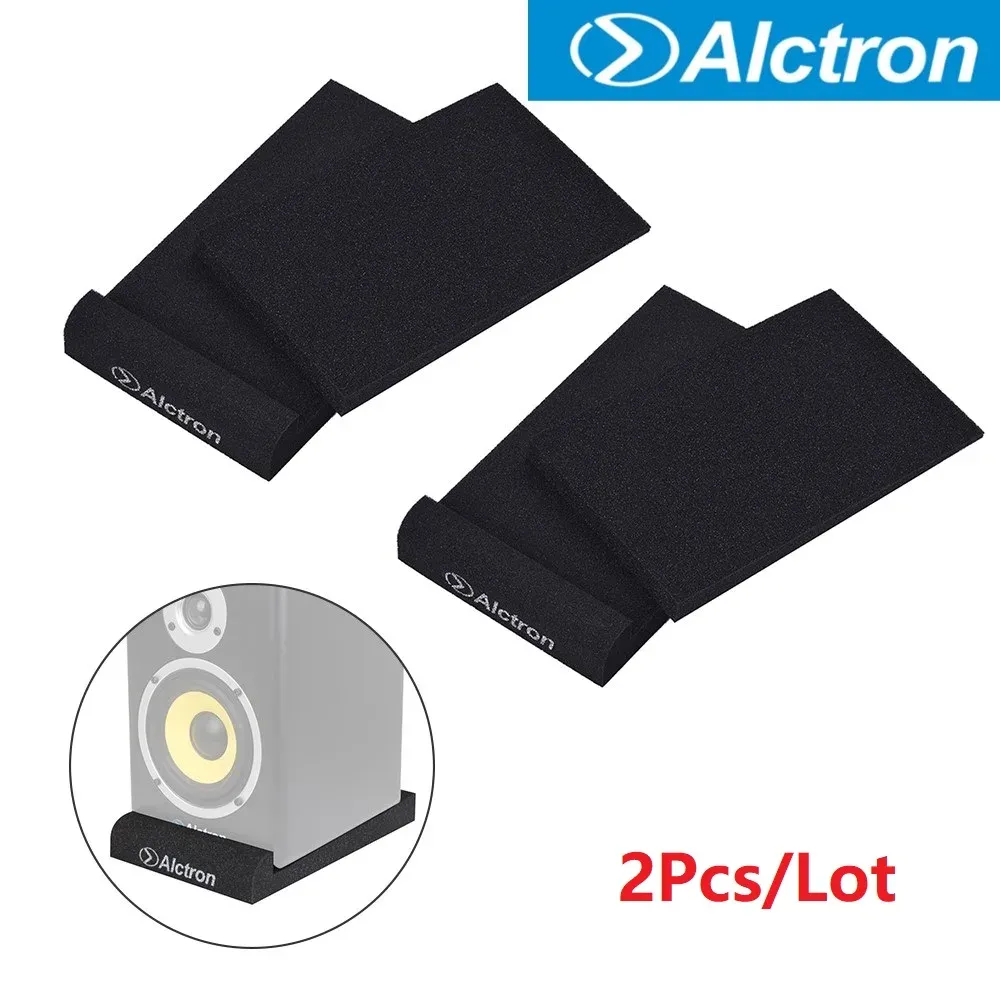 Microphones 2Pcs Alctron EPP05/EPP07/EPP08 Monitor Speaker Acoustic Foam Shockproof Sound Isolation Pads For Studio Monitors 5/6.5/8 Inches