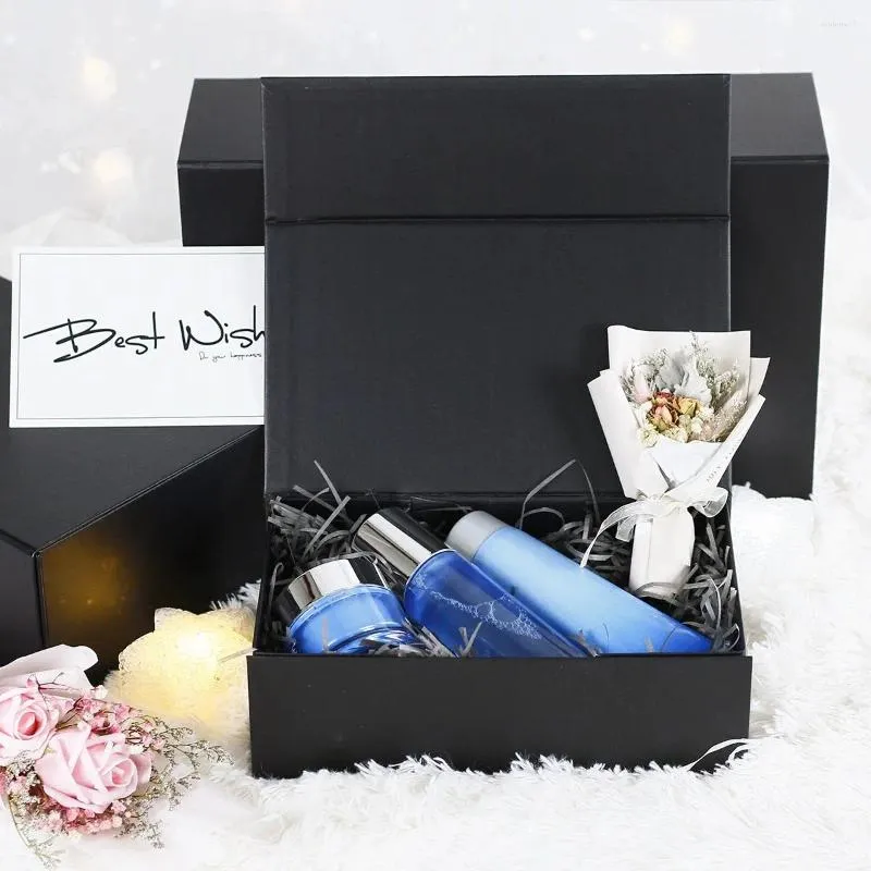 Gift Wrap Box With Lids 9.8X5.9X3.1 Inches Magnetic Boxes For Presents Christmas Birthday Men Women