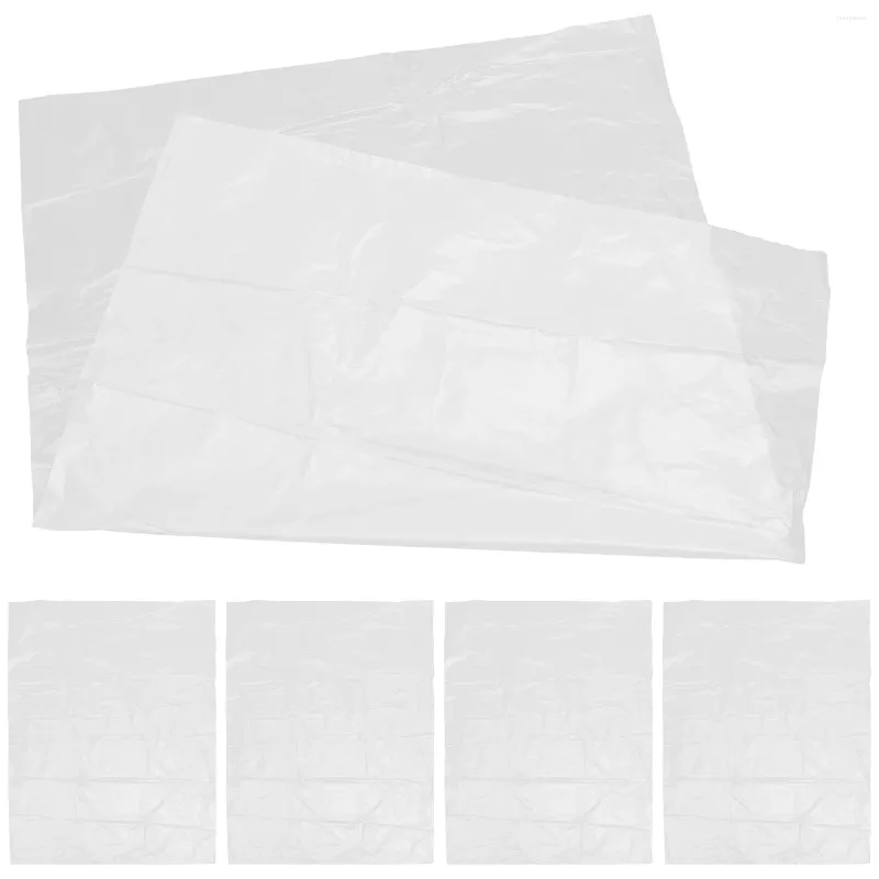 Sacs de rangement 5 pcs couvertures couvertures de sacs transparents vide vide