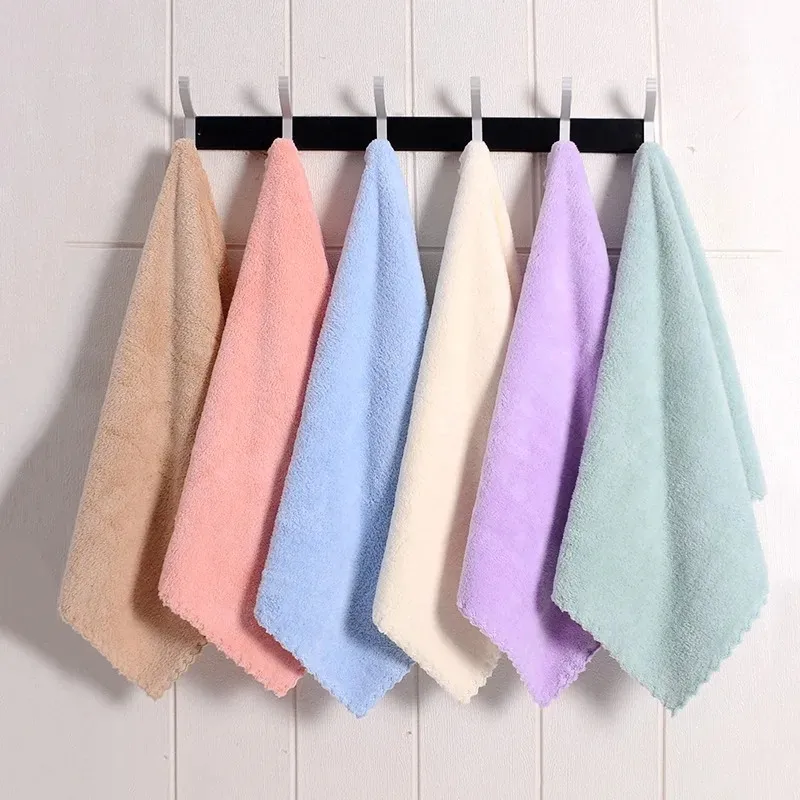 2024 NEW Face Towel Thickened Microfiber Absorbent High-density Coral Fleece Towel Quick Dry Clean Face Soft Absorbent Towelfor Microfiber Absorbent Face Towel