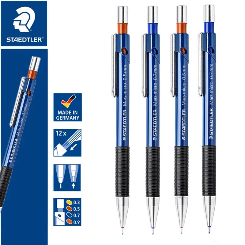 연필 독일 Staedtler 775 디자인 드로잉 0.3 | 0.5 | 0.7 | 0.9 기계 연필 쓰기 및 연습은 핵심을 깨는 것이 쉽지 않습니다.