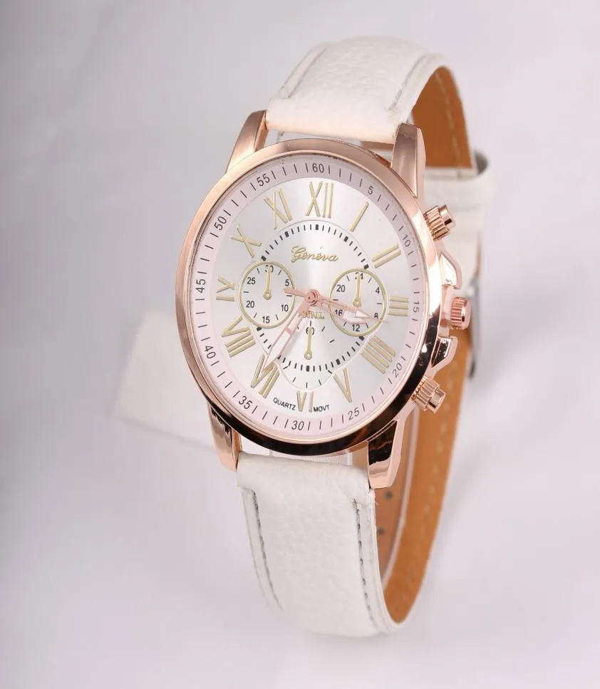 Casual Designers Explosion Models Watches Classic Geneva Jelly Belt Decoration Three Ladies Fashion Female Form Multi Color Select2241243